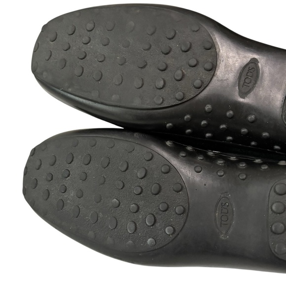 TOD’S - MEN’S SIZE 9 - BLACK SUEDE - SLIP ON CITY DRIVING LOAFERS SHOES -S2 - Picture 13 of 15